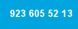 923 605 52 13 923 605 52 13